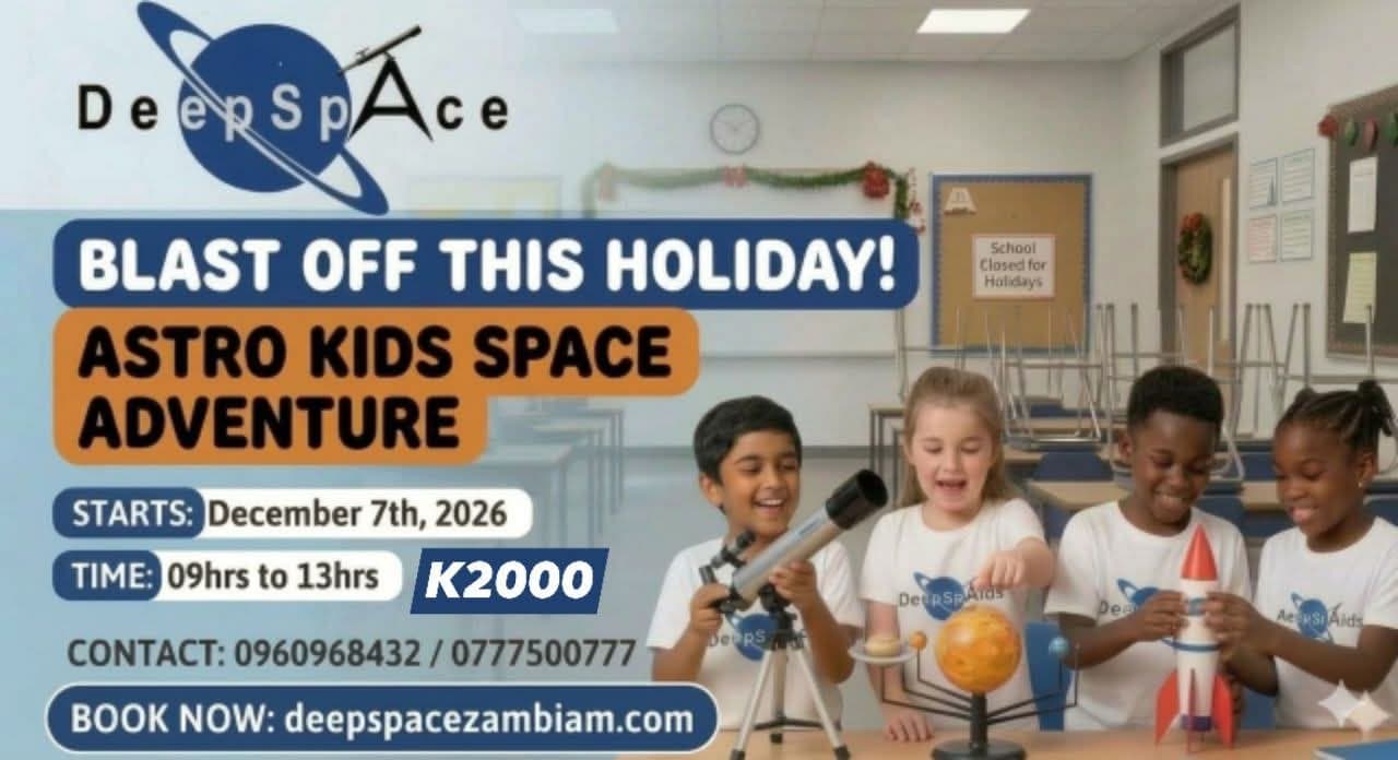 ASTRO KIDS - HOLIDAY SPACE ADVENTURE - LUSAKA
